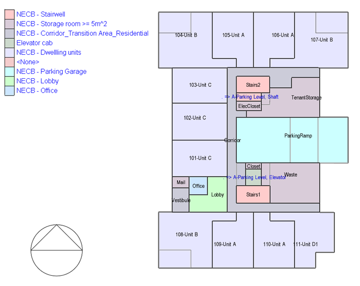 Floor Plan Layout for Level 1